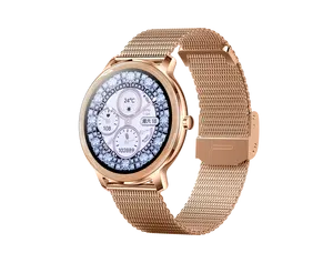 2024 Nieuwe Collectie R18 Pro Lady Reloj Smart Watch Rvs Full Touchscreen Fitness Tracker Smart Watch Voor Dames Dames