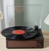 Valise portable tourne-disque 33/45/78 tr/min lecteurs de disques avec USB bleu vers PC enregistrement dentaire et haut-parleur stéréo phonographe rétro