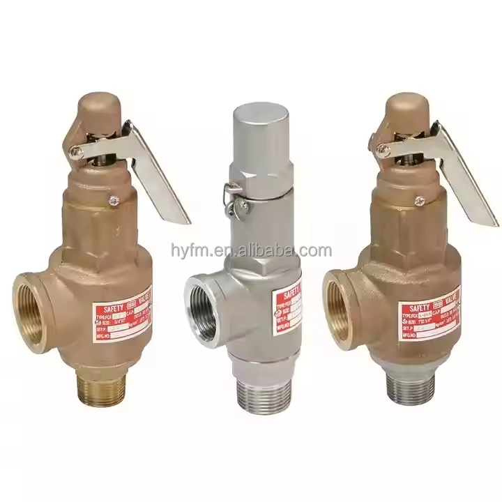 HUIFENG Adjustable Forged Brass Safety Valve - High Pressure Relief