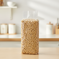 Sac sous vide ECO transparent de qualité alimentaire pour l'emballage du riz, logo personnalisé, vente en gros
