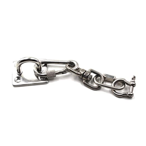 304 En acier inoxydable Oblongue Plaque Oculaire Robuste cadènes Marin <span class=keywords><strong>Agrafe</strong></span> de Matériel de Boucle de Crochet - Product Image 5