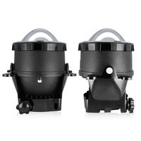 Systèmes d'éclairage automobile, phare antibrouillard de 3 pouces, lumière blanche jaune, projecteur à lentille LED, feux antibrouillard auxiliaires Bi LED pour voiture