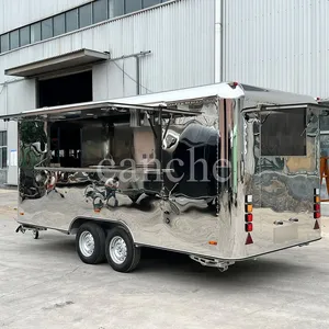 รถเข็นขายกาแฟเคลื่อนที่แบบกำหนดเองได้ พร้อมครัว ได้รับการรับรองมาตรฐาน CE - Product Image 5