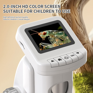 אלקטרוני נייד מיקרוסקופ אלקטרוני אור נייד של ילדים ציוד מעבדה עשוי פלסטיק עמיד - Product Image 3