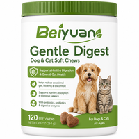 Comprimés digestifs pour chiens et chats, probiotiques, prébiotiques et enzymes pour la santé intestinale, absorption des nutriments, soutien contre les ballonnements, formule pour chiens et chats