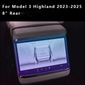 Pour Tesla Model 3 Highland (2024/2025) Modèle Y Jupiter (2025/2026) Écran principal 15 "+ Protecteur d'écran anti-éblouissement mat arrière 8" - Product Image 2