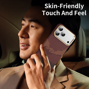 Coque de téléphone magnétique LOOP pour iPhone 17 Pro Mimic Aramid Fiber Shockproof Protective Hard Back Cover Streak Series - Product Image 5