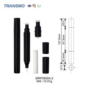 Tube d'emballage recyclable pour eye-liner et crayon à sourcils double embout, avec tampon double embout pour eye-liner - Product Image 2