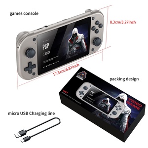 คอนโซลพกพา จอใหญ่ 4.3 นิ้ว สไตล์ PSP ปุ่มกด L1 R1 คันโยกสองอัน รุ่น M17 คลาสสิค พร้อมการ์ดขยายความจำ 128 GB - Product Image 2