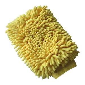 Gant de lavage de voiture en microfibre chenille <span class=keywords><strong>double</strong></span> face de qualité supérieure, sans rayures ni peluches, fabriqué en Chine - Product Image 4