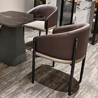 Chaises de salle à manger modernes de luxe en cuir et tissu |   Fauteuils minimalistes italiens |   Chaises de réception et de réunion pour bureau