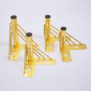 Gambe per Divano Moderne Personalizzate in Oro Cromato, Gambe in Metallo per Mobili da Fabbrica per Armadi, Divani, Uso in Appartamenti - Soggiorno, Sala da Pranzo, Hotel - Product Image 2