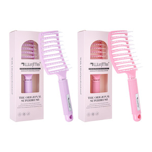 WanMei Massage <b>Comb</b> Large Purple Pink Volumizing Styling Home Use ABS Nylon - Product Image 5