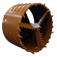 Barres de forage M'One à couple élevé, traitées thermiquement, 1200 mm pour forage de sols argileux, fondations Casagrande, soudées par robot, garantie 1 an