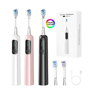 Brosse à dents sonique à oscillation de 30 degrés avec minuterie de 2 minutes pour une élimination efficace des taches et un blanchiment - Product Image 6