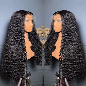 Perruque en dentelle HD bouclée birmane à 250% de densité, <span class=keywords><strong>cheveux</strong></span> vierges naturels 100%, prix de gros, perruques en dentelle HD à <span class=keywords><strong>cheveux</strong></span> humains les plus vendues - Product Image 2