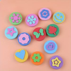 Hchwenh ฟองน้ำทำจากโฟม EVA ชุด12ชิ้นพร้อมตราประทับดีไซน์สำหรับเด็ก - Product Image 4