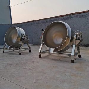 Autoclave de stérilisation industrielle à double enveloppe en acier inoxydable 304 avec chauffage électrique pour la stérilisation des boîtes de sauce à 134°C - Product Image 2
