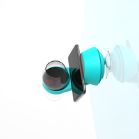 Enceinte Boombox Étanche avec Support Téléphone pour Douche, Mini Haut-Parleur Sans Fil Bluetooth 5.4, Appels Mains Libres
