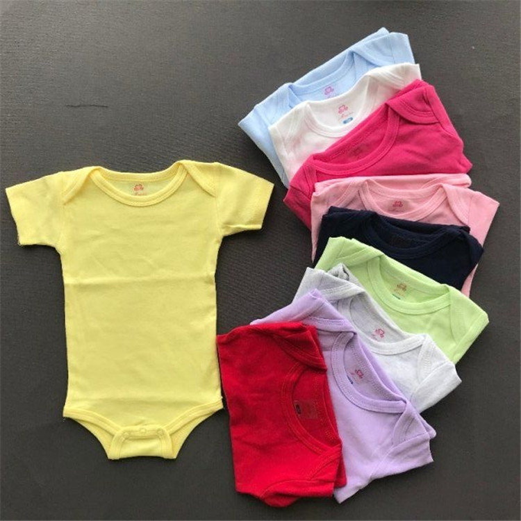 2021 фабрика, оптовая продажа, бутик, комбинезон для маленьких мальчиков и девочек, 100% хлопок, трикотажные комбинезоны, принимаем индивидуальный логотип, пустой комбинезон