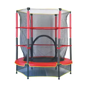 Vendita all'ingrosso stuoia di esercitazione netto-Nuovo prodotto 55 in trampolino pieghevole Rebounder Indoor esercizio Fitness per adulti o bambini Mini trampolino con rete di sicurezza