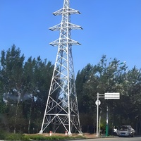 Tour de transmission électrique aérienne en treillis d'acier Kehua durable 33kV 66kV 132kV 300A à 6 prises