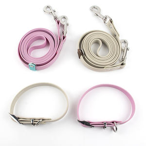 Laisse de chien design de 5m de long avec collier Laisse de dressage de luxe en PVC imperméable et durable pour chiens de grande et moyenne taille - Product Image 5