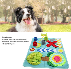 Tapis de renifflement pour chien, alimentation lente, facile à nettoyer, interactif, lavable, tapis d'entraînement olfactif pour animaux de compagnie, chiens, tapis de renifflement pour animaux - Product Image 6