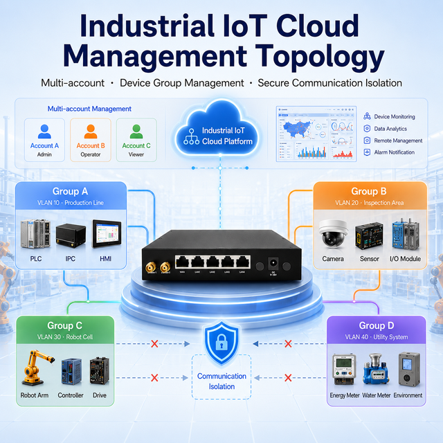 Node-RED Edge Collection Gateway Dual SIM Card Failover Edge Computing Local Processing Gateway for Smart Farms and Grids