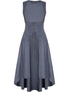 Vêtements féminins de la Renaissance, style pirate et paysan, asymétriques, pour Halloween et films - Product Image 2