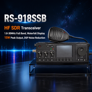 Neuester RS-918 HF <span class=keywords><strong>SDR</strong></span> Transceiver 1,8-30MHz Langstrecke 900km <span class=keywords><strong>SSB</strong></span> CW AM FM DSP Rauschunterdrückung Wasserfall-Spektrumanzeige - Product Image 1