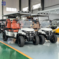 Voiture de golf électrique personnalisée CAMP Wholesale Street Legal 72v avec batterie au lithium, 6 places, homologuée pour la route