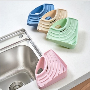 Wholesale Triangle <b>Kitchen</b> Drain <b>Rack</b> Thickened Plastic Standing Type Multifunctional <b>Storage</b> & Organizing Basket - Product Image 3