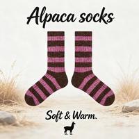 Chaussettes en alpaga Renaissance, chaussettes mi-mollet imprimées, nouvelles chaussettes en laine épaisses et chaudes pour l'automne et l'hiver