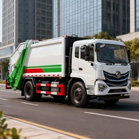 Compacteur de déchets SINOTRUK HOWO NX 6X4 LHD/RHD personnalisé, 371 CV, moteur diesel Euro 2 de 9,726 L, compression hydraulique 16 m³, manuel