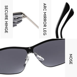 Lunettes de Soleil Personnalisées Fashion Flame <span class=keywords><strong>Cross</strong></span> Border European American New Internet Colorful UV400 Popular Sunglasses Retro Punk Sunglasses - Product Image 5