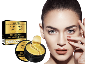 Masque pour les yeux en feuille EELHOE, acide hyaluronique, vitamine C, nourrit, hydrate, anti-rides, prévient le vieillissement, laisse les yeux élastiques et doux - Product Image 2