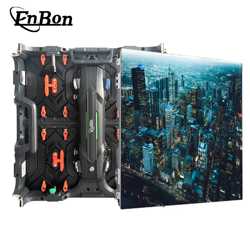 Video High Refresh Rate Slim Indoor P1.5 P1.9 P2.6 P2.9 P3.9 P4.8LED Screen Movable Light And Thin 500 X 500mm LED Video Wall Panel