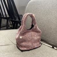 Sac à main de luxe Boshiho, marques de créateurs célèbres, pochette brillante en strass, sac à main en cristal diamant