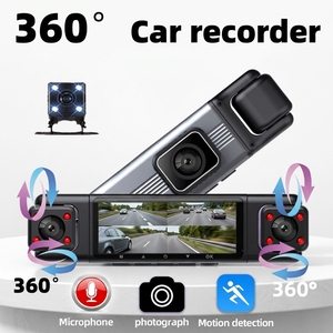 DVR <span class=keywords><strong>de</strong></span> 4 Canales y Cámara para Coche Económica con 4 Lentes y Visión <span class=keywords><strong>de</strong></span> 360° °   Cámara para Auto <span class=keywords><strong>de</strong></span> 3 Pulgadas con <span class=keywords><strong>Pantalla</strong></span> IPS 1080p, 4 Lentes, 360 Grados, 4 Canales - Product Image 3