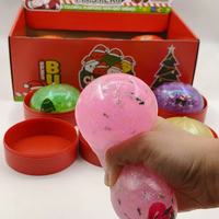 Jouets Squishy de Noël en Gros : Boules Sensorielles Douces en Pectine Scintillante, Cadeaux de Noël Mystères