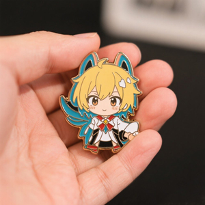 Fabricant de broches scintillantes vêtements dessin animé Anime chapeaux épingle design Logo personnaliser insigne dur doux épinglette épinglette émail personnalisé - Product Image 1
