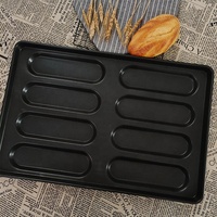 Moule à pain en aluminium et acier pour 8 hot-dogs, vente chaude en usine