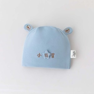 Ensemble de 4 bonnets pour nouveau-né avec oreilles 3D, broderie étoile porte-bonheur, coton doux de classe A, bonnets pour bébés de 0 à 3 mois - Product Image 3