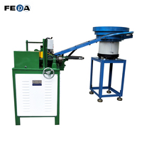 Machine à fabriquer des douilles de lampe FEDA FD-XY1 E27, machine automatique de fabrication de filetage pour douilles de lampe E14