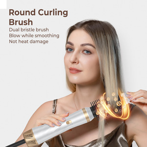 Cepillo de Aire Caliente <span class=keywords><strong>5</strong></span> en 1 Premium, Secador de Pelo Multiusos para Alisar, Rizar y Secar el Cabello - Product Image 5