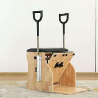 Silla de Pilates de Roble Macizo Ecológica, Modelo 2026, Venta al Por Mayor, Equipo de Fitness Apto para el Hogar y Estudios de Yoga