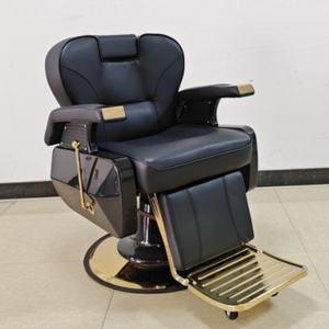 Wholesale Salon Furniture Durable Best Barbershop Golden <b>Barber</b> <b>Chair</b> - Product Image 1
