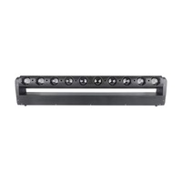 Barre de lumière LED linéaire mobile 400W avec rotation sur l'axe Y, faisceau de scène multi-têtes RGBW, projecteur de lavage professionnel pour spectacles et événements