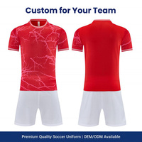 Camiseta de Fútbol Personalizada por Sublimación, Malla de Poliéster con Logotipo, Nombre y Número del Equipo, Camiseta de Fútbol OEM al por Mayor